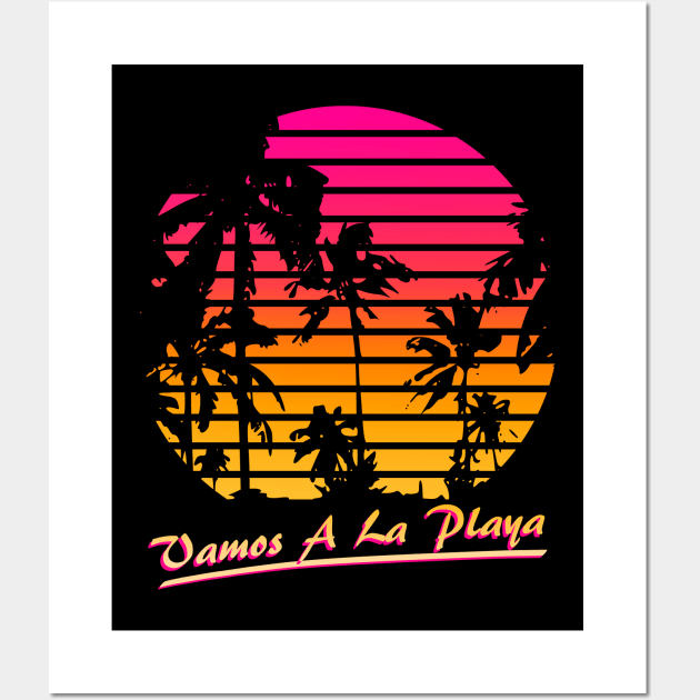 Vamos A La Playa Wall Art by Nerd_art